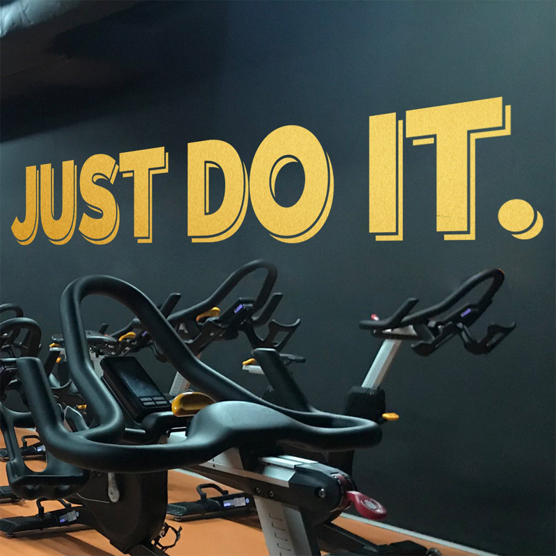 Home Gym Design Ideas - Cytaty Naklejka ścienna z motywem siłowni,