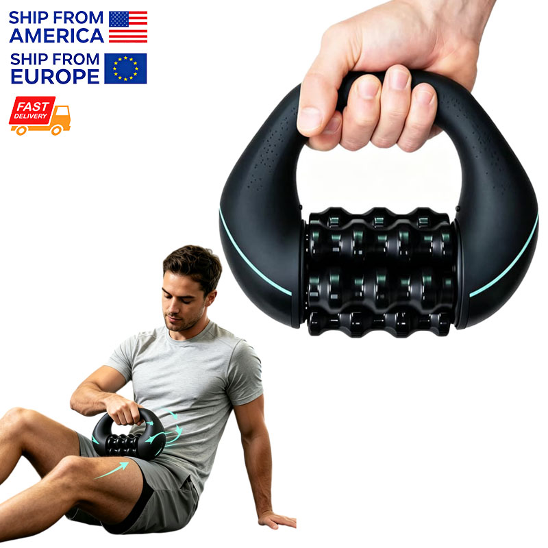 Leg Home Gym Workout - Elektryczny masażer rolkowy, ręczny przyrząd do