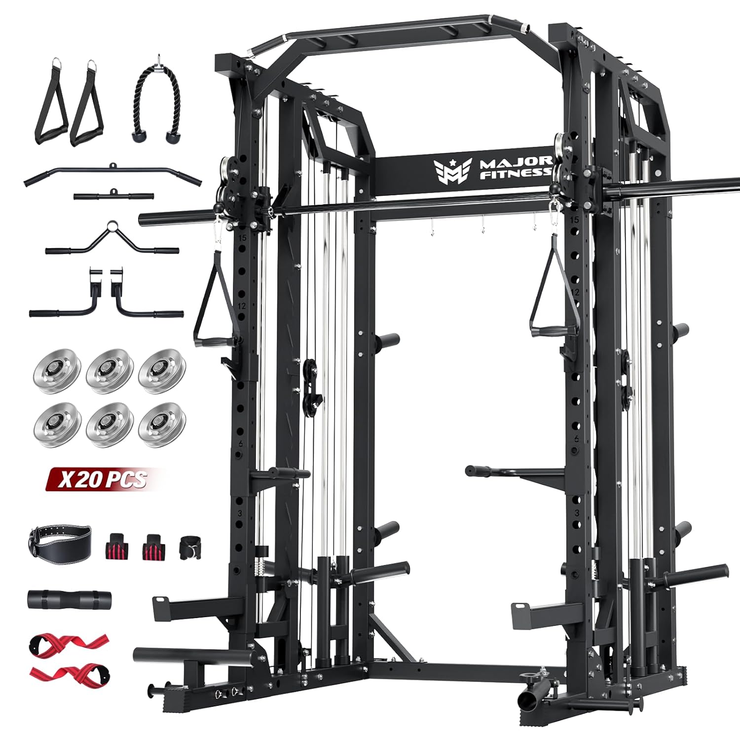 Home Gym Lat Pulldown Machine - Stojak do przysiadów Smith Machine do