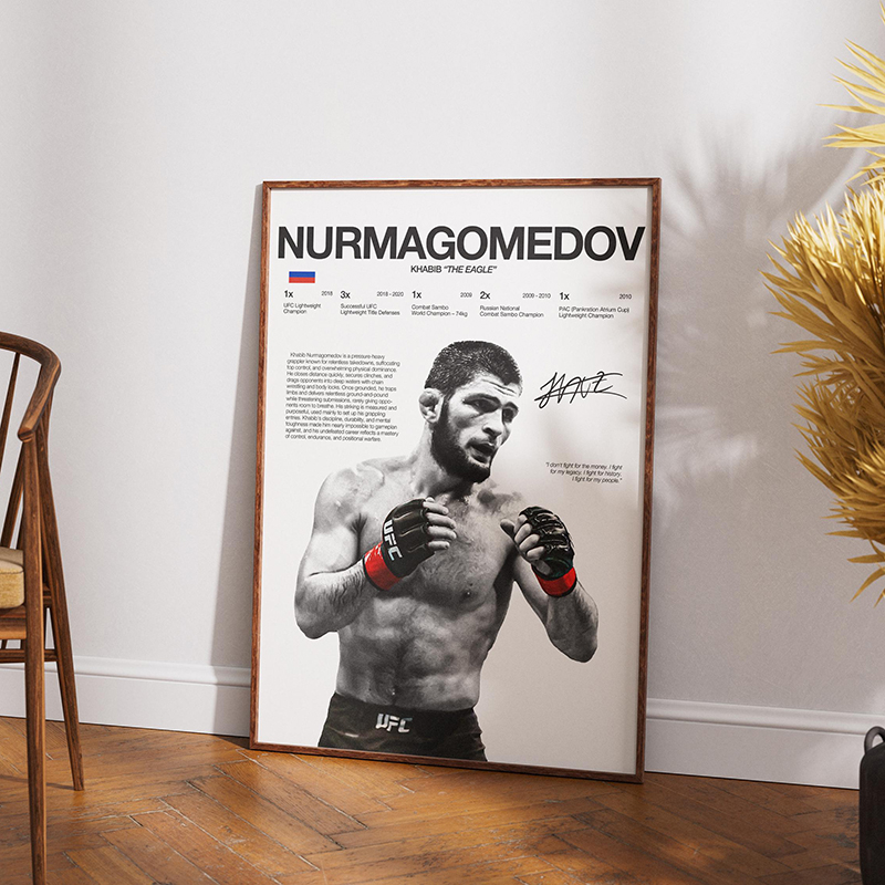 Plakat z legendarnymi boksersk – Home Gym Mma recenzja i cena