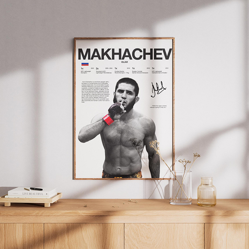 Plakat z legendarnymi boksersk – Home Gym Mma recenzja i cena