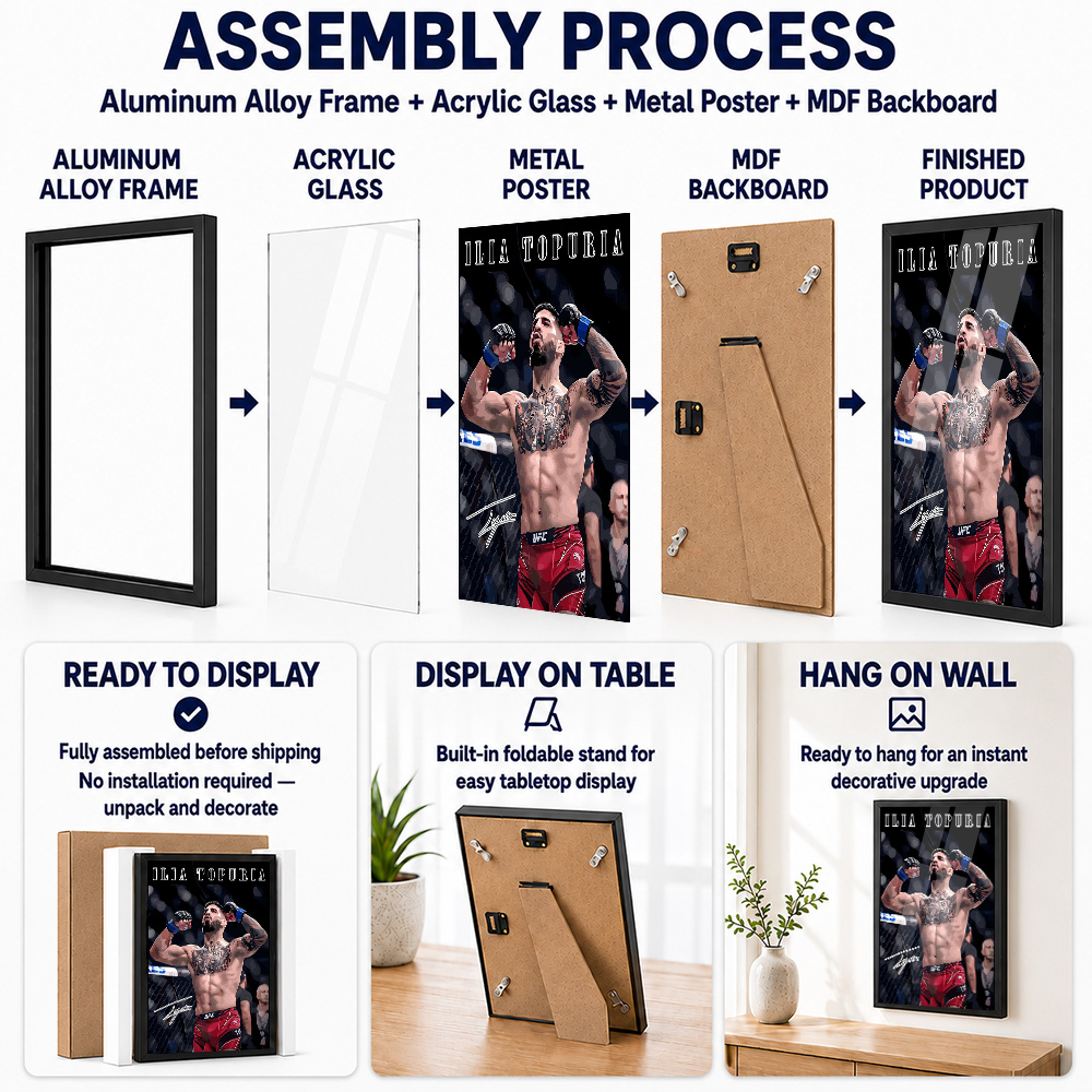 Ilia Topuria Oprawiony Metalow – Home Gym Mma recenzja i cena