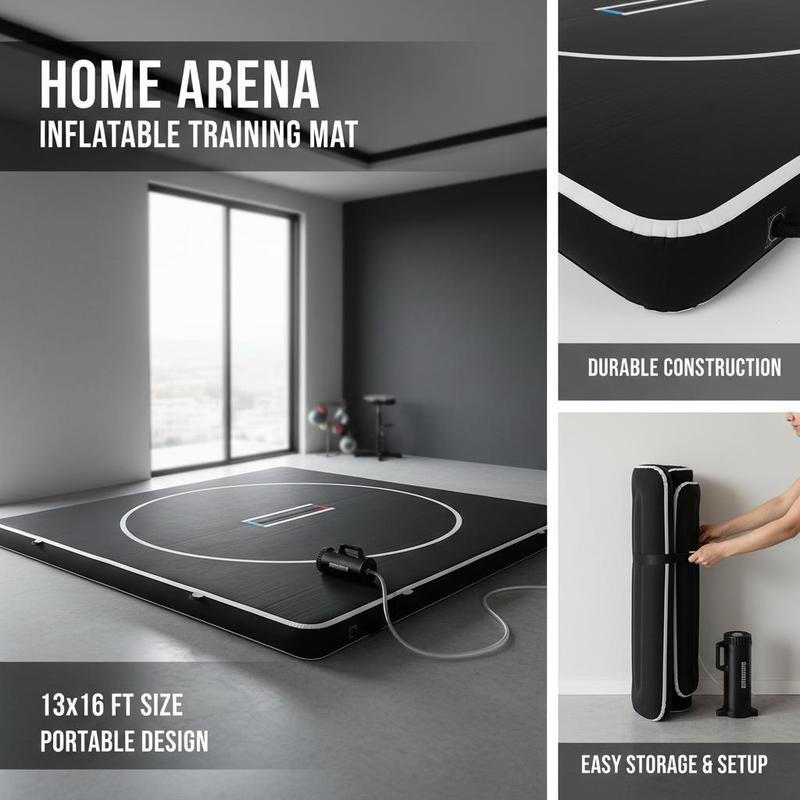 Nadmuchiwana mata do grappling – Home Gym Practice recenzja i cena