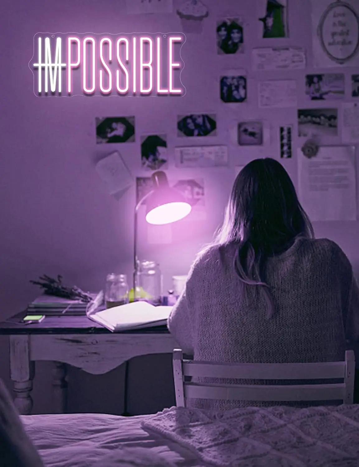 Neonowy Znak LED I'm Possible, – Home Gym Neon Sign recenzja i cena