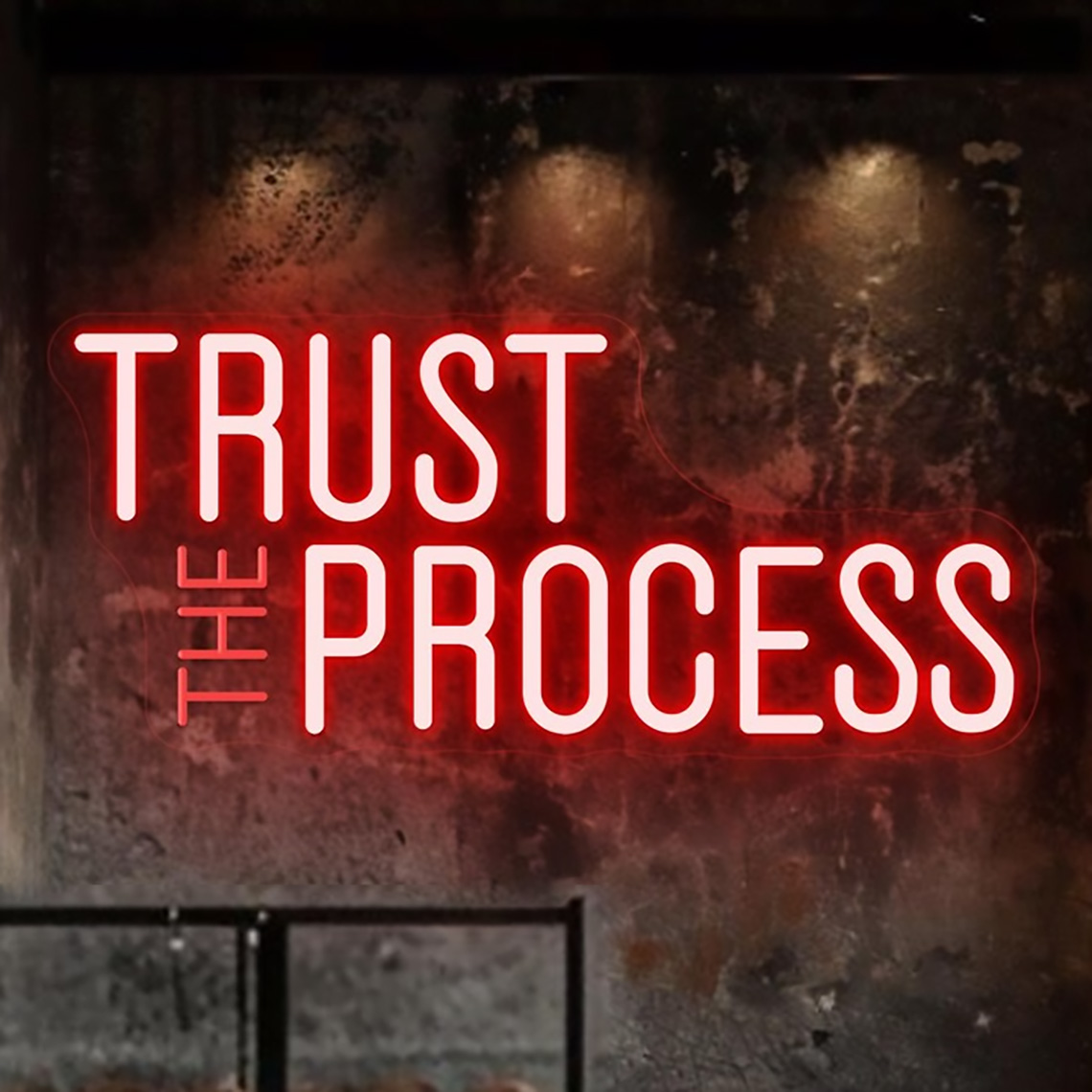 Neonowy Znak Trust The Process – Home Gym Neon Sign recenzja i cena