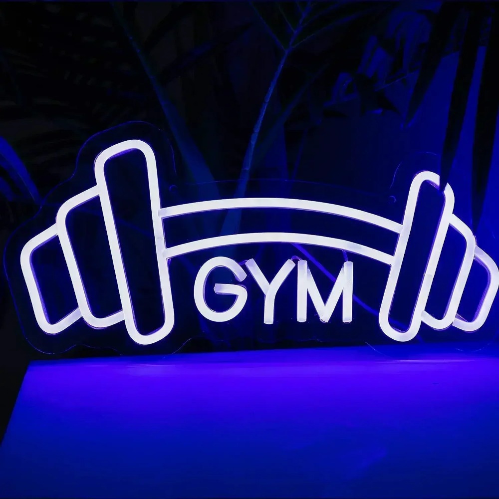 Neonowy znak na siłownię w ksz – Home Gym Neon Sign recenzja i cena