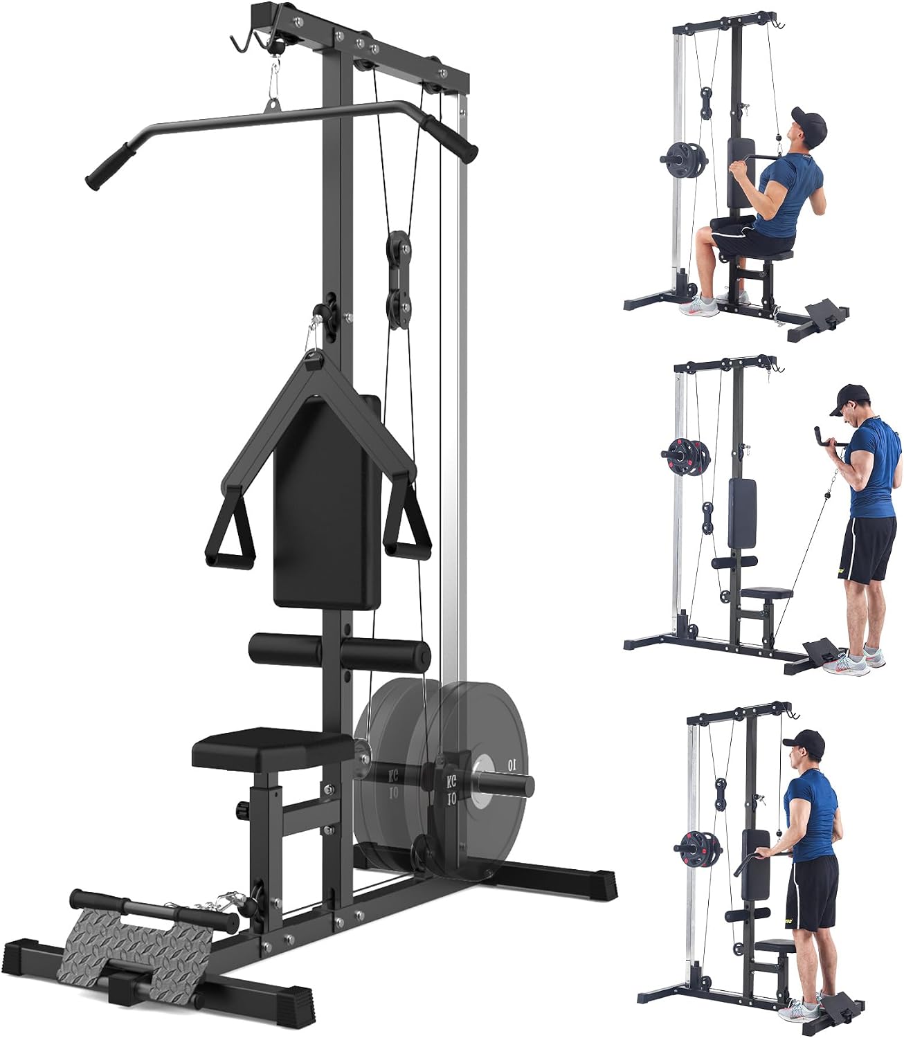 Montowany na ścianie przyrząd  – Home Gym Lat Pulldown Machine recenzja i cena