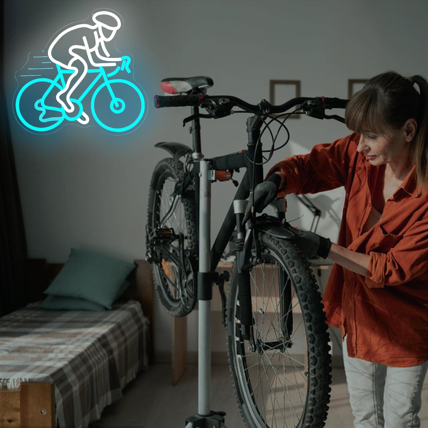 Neonowy Znak Rowerzysty na Row – Home Gym Neon Sign recenzja i cena