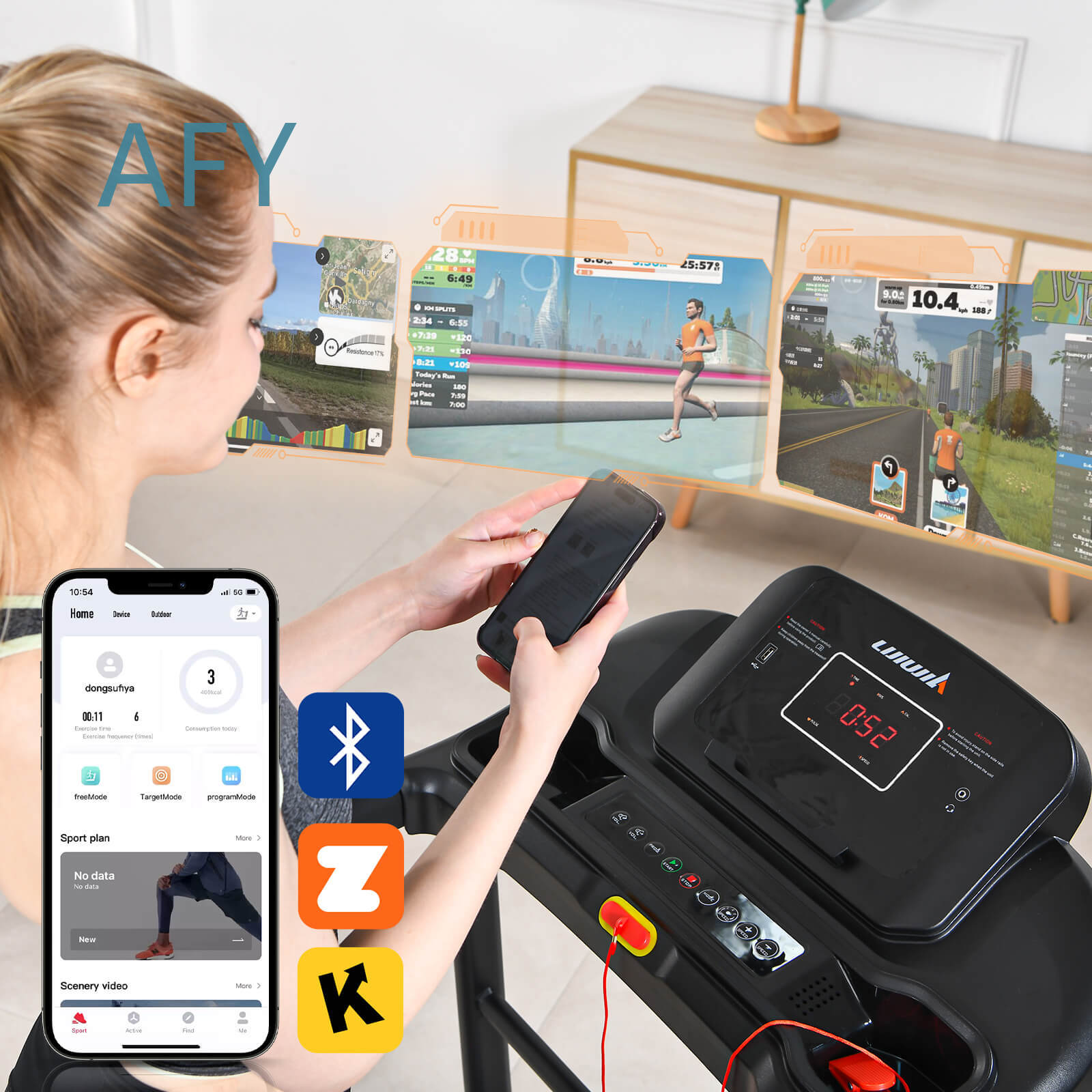 Wysokiej jakości ekran LED, po – Home Gym Manual recenzja i cena