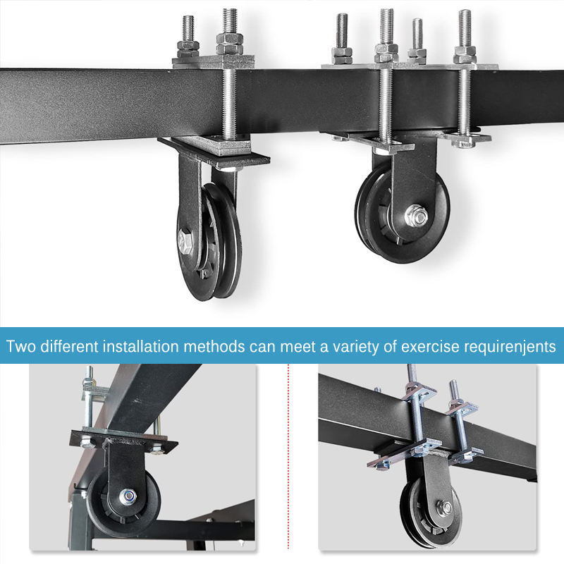 Wytrzymały system koła pasoweg – Home Gym Lat Pulldown Machine recenzja i cena