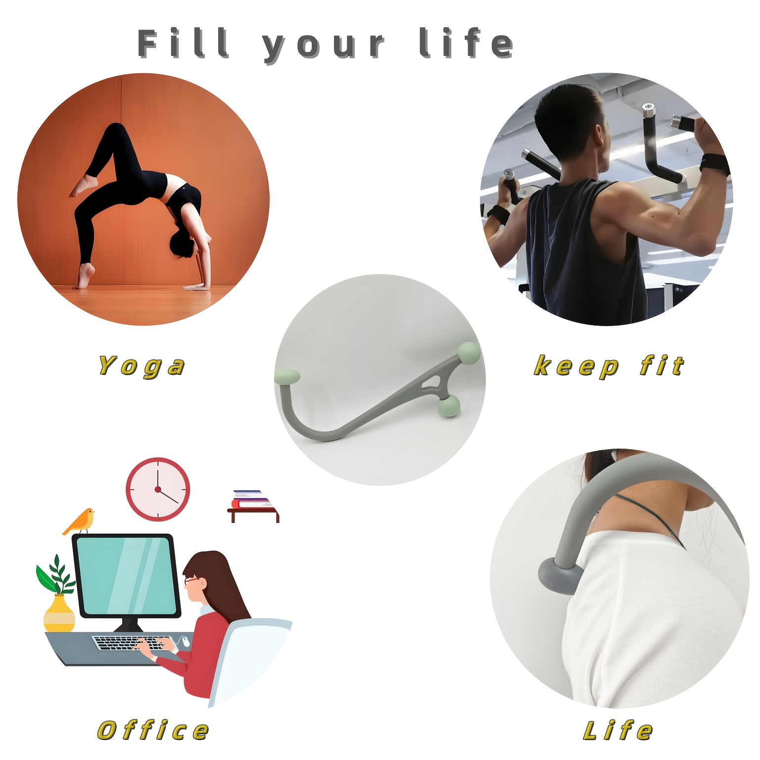 Ręczny masażer w formie kija z – Home Gym Manual recenzja i cena